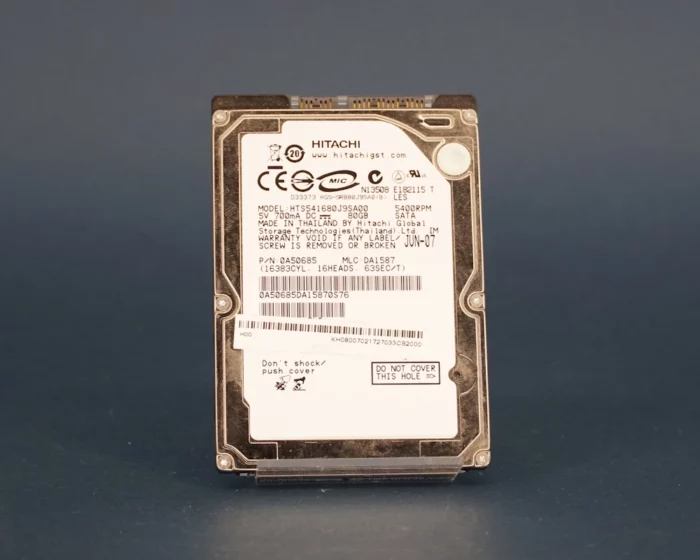 80GB Hitachi Travelstar 5K160 HTS541680J9SA00 2,5" SATA