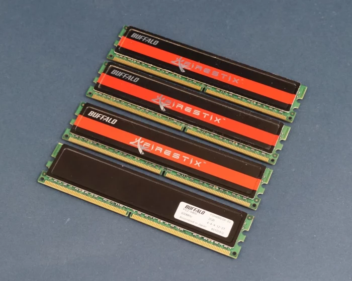 8GB DDR2 (4x2GB) 800MHz Buffalo Firestix FSH800D2B-2G