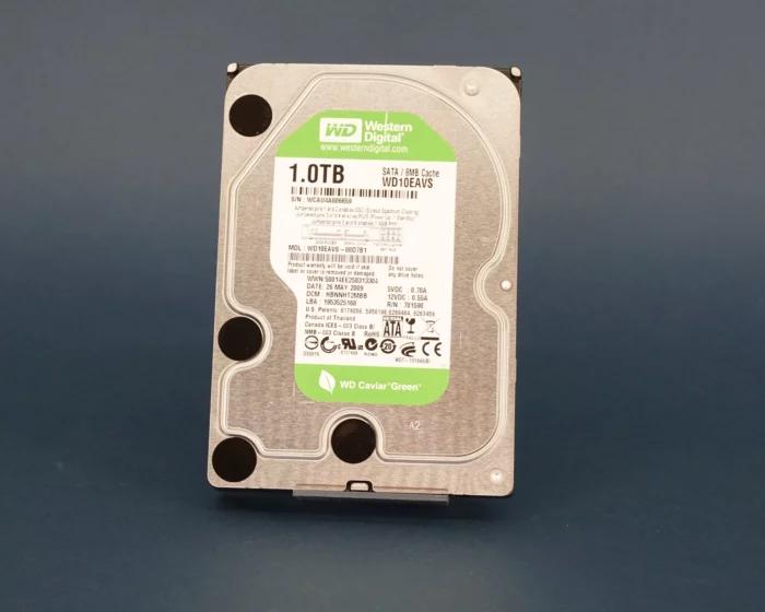 Western Digital WD Green WD10EAVS Harde Schijf - 1.0TB, 3,5" SATA - Gebruikt