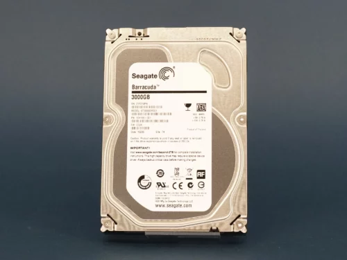 Seagate Desktop HDD ST3000DM001 Harde Schijf - 3.0TB, Wit, 3,5" SATA - Gebruikt