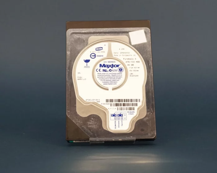 Maxtor Fireball 3 2F040J0 Harde Schijf - 40GB, Single Platter, 3,5" IDE - Gebruikt