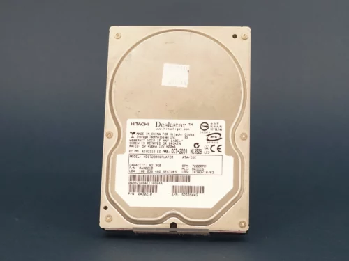 Hitachi Deskstar 7K80 HDS728080PLAT20 Harde Schijf - 82,3GB, 3,5" IDE - Gebruikt